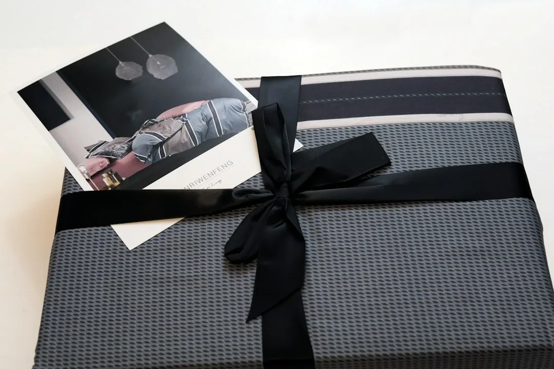 Small modern clock presented as a housewarming gift