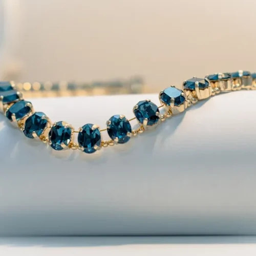 Elegant bracelet presented as a meaningful gift showing the symbolic meaning of receiving a bracelet