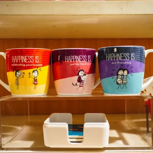 Beautiful ceramic mug representing the meaning of receiving a mug as a thoughtful gift